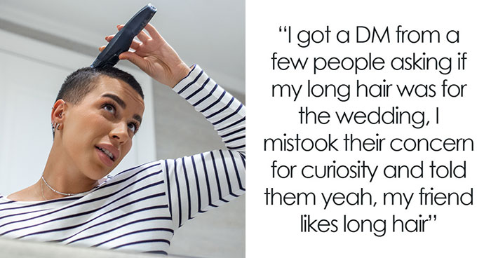 Woman Buzzes Her Hair After Friend’s Wedding, Now Everyone Thinks She Was Forced To Grow It Out