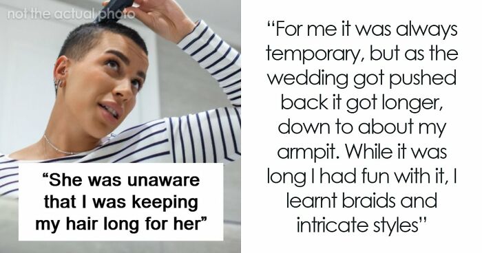 Woman Buzzes Her Hair After Friend’s Wedding, Now Everyone Thinks She Was Forced To Grow It Out