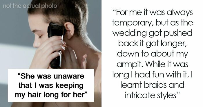Woman Buzzes Her Hair After Friend’s Wedding, Now Everyone Thinks She Was Forced To Grow It Out