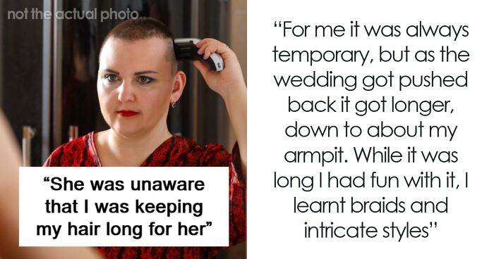 Woman Buzzes Her Hair After Friend’s Wedding, Now Everyone Thinks She Was Forced To Grow It Out