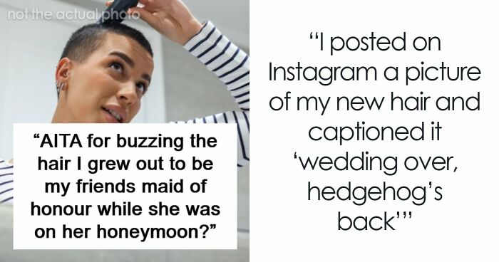 Woman Buzzes Her Hair After Friend’s Wedding, Now Everyone Thinks She Was Forced To Grow It Out