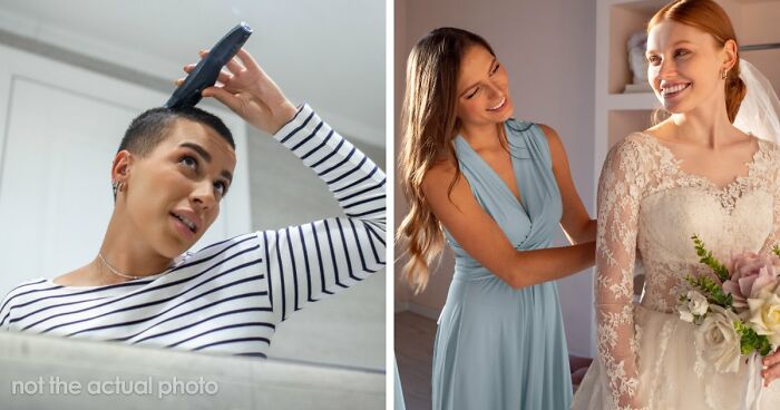 Woman Buzzes Her Hair After Friend’s Wedding, Now Everyone Thinks She Was Forced To Grow It Out