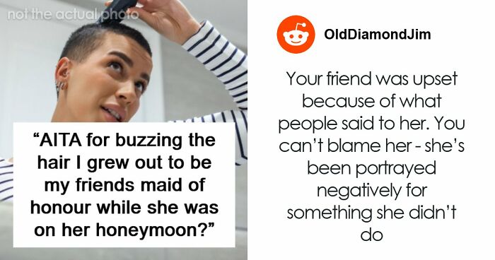 Woman Buzzes Her Hair After Friend’s Wedding, Now Everyone Thinks She Was Forced To Grow It Out