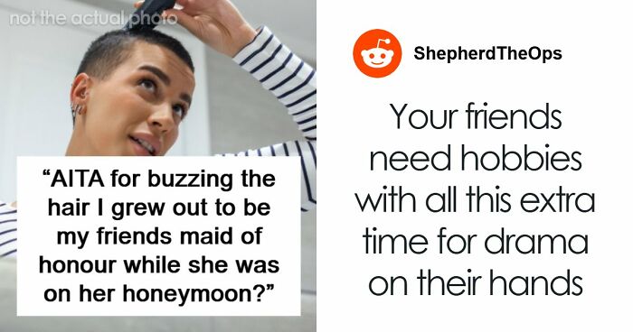 Woman Buzzes Her Hair After Friend’s Wedding, Now Everyone Thinks She Was Forced To Grow It Out