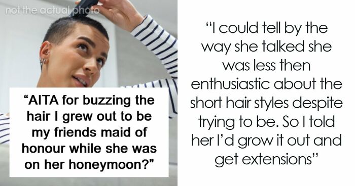 Woman Buzzes Her Hair After Friend’s Wedding, Now Everyone Thinks She Was Forced To Grow It Out