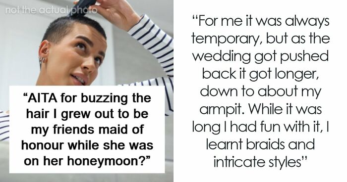 Woman Buzzes Her Hair After Friend’s Wedding, Now Everyone Thinks She Was Forced To Grow It Out