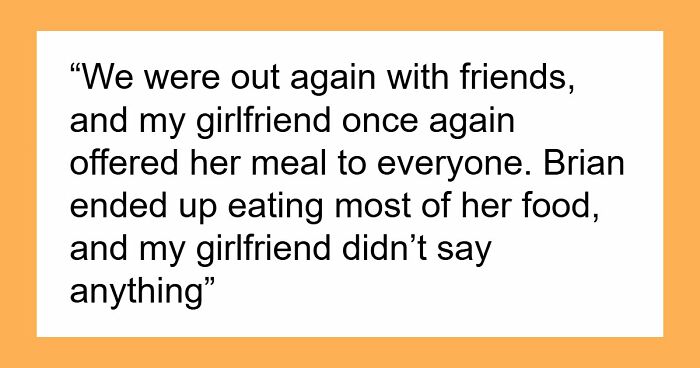 Guy Blasted Online For Confronting Girlfriend Over Food Sharing And Not The Friend Who Ate It