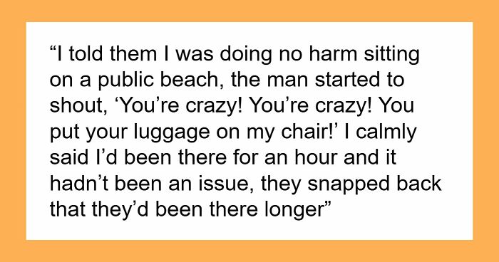 Rude German Couple Scold Guy For Using Their Seats, He Teaches Them A Lesson Using Sand