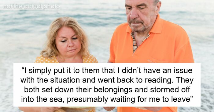 Rude German Couple Scold Guy For Using Their Seats, He Teaches Them A Lesson Using Sand