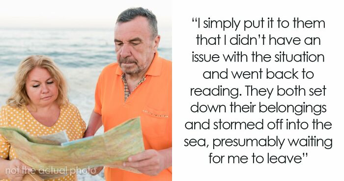 Rude German Couple Scold Guy For Using Their Seats, He Teaches Them A Lesson Using Sand