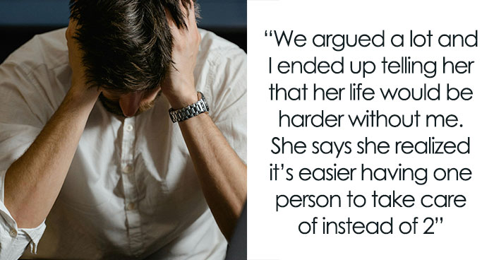 “I Messed Up”: Man Convinced Wife’s Life Would Be Harder Without Him, But It’s The Other Way Around