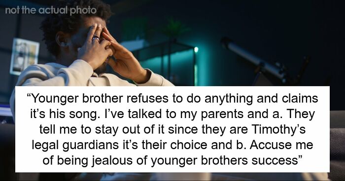 Parents Don’t Lift A Finger As Golden Son Steals Autistic Bro’s Beats, Accuse Angry Sis Of Jealousy