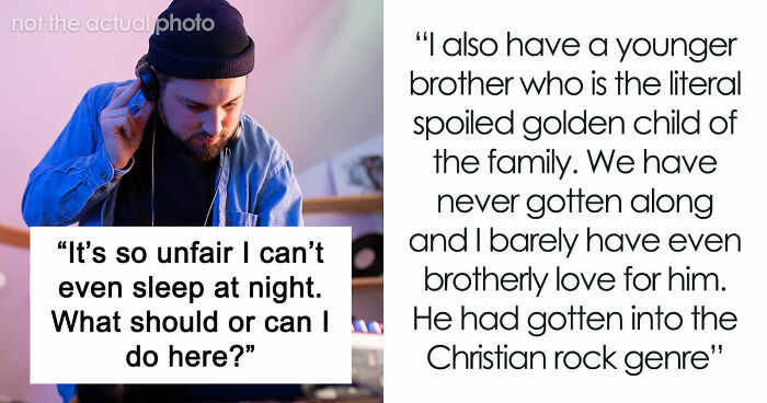 Parents Don’t Lift A Finger As Golden Son Steals Autistic Bro’s Beats, Accuse Angry Sis Of Jealousy