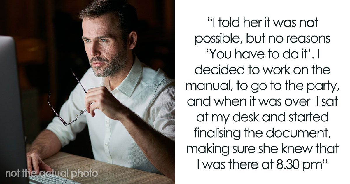 Employee Works Overtime To Meet Manager’s Insane Demands, Then Turns ...