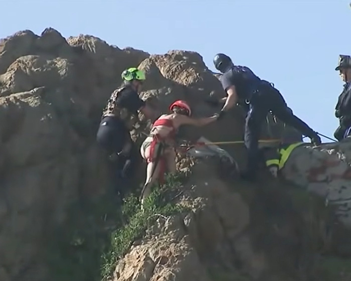 Woman Left Hanging From Cliff 70Ft Above The Ocean Reveals Horrifying Ordeal