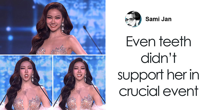 “One Way To Bite The Competition”: Beauty Pageant Contestant’s Teeth Fall Out On Stage In Viral Video