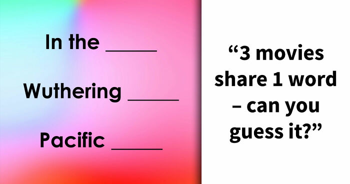 3 Movie Titles Missing One Word – Only Real Cinephiles Can Score 30/30 In This Trivia Challenge