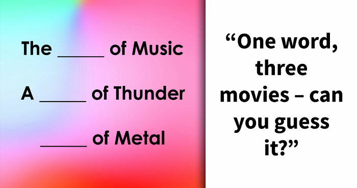 3 Movie Titles Missing One Word – Only Real Cinephiles Can Score 30/30 In This Trivia Challenge