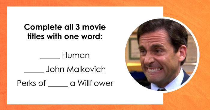 3 Movie Titles Missing One Word – Only Real Cinephiles Can Score 30/30 In This Trivia Challenge