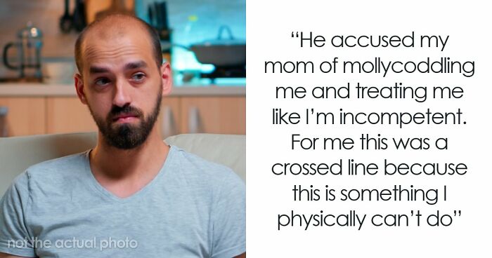 “My Mum Cuts Vegetables For Me”: Lazy BIL Can’t Handle The Fact That Guy With One Arm Can’t Use A Knife