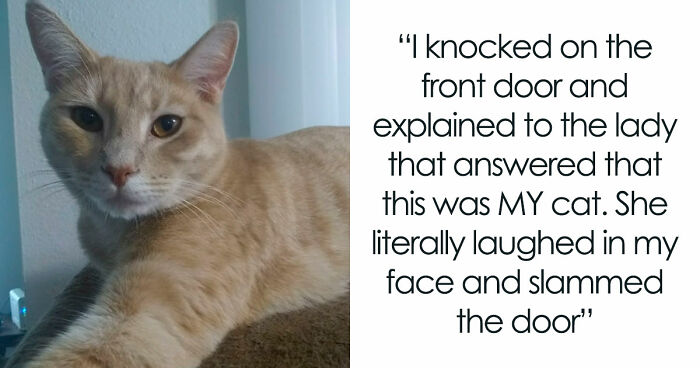 Entitled Family Steals Woman’s Cat, She Calls The Cops And Gets The Dad Arrested