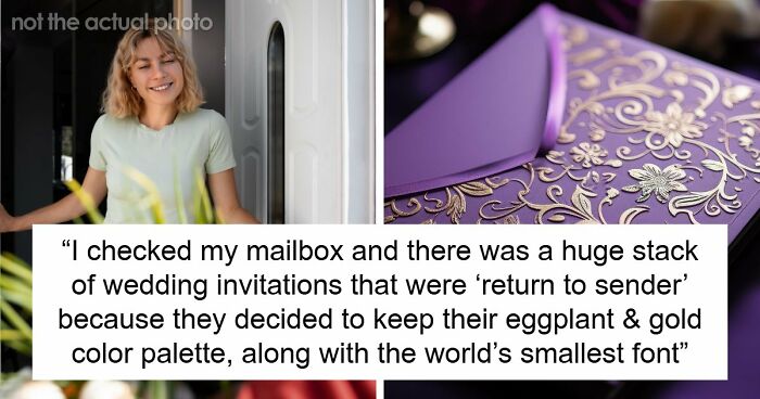 Bride Accuses Neighbor Of Sabotaging Wedding After Refusing To Fix Her Own Typo