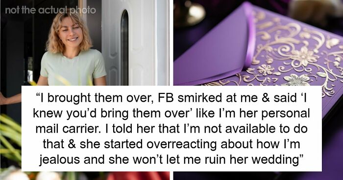 Bride Accuses Neighbor Of Sabotaging Wedding After Refusing To Fix Her Own Typo