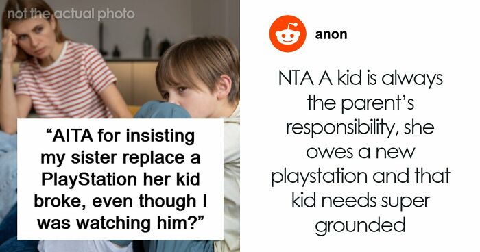 11YO Breaks Aunt’s PS4, The Mom Says “She’s Not Replacing It Because She Didn’t Do It”