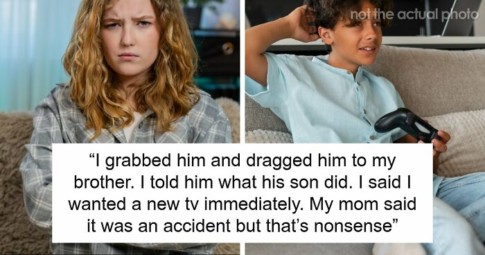 Family Defends Brat Who Destroyed TV, Aunt Explodes And Tosses Dad’s Phone In The Pool