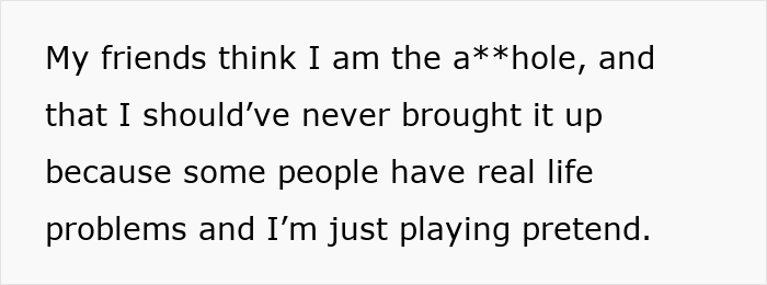 Text on white background showing a woman admitting privilege and losing friends for failing to read the room.