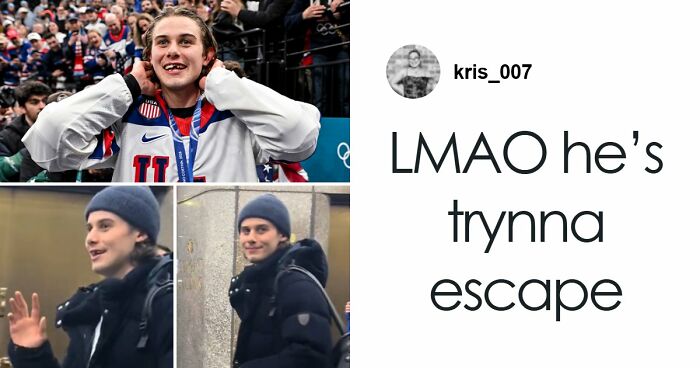 Olympic Hero Jack Hughes’ Awkward Interaction With Crowd Goes Viral