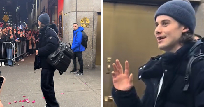 Olympic Hero Jack Hughes’ Awkward Interaction With Crowd Goes Viral