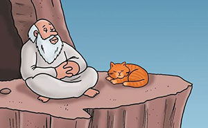 28 One-Panel Comics That Anyone Who Has Ever Been Judged By A Cat Will Instantly Relate To