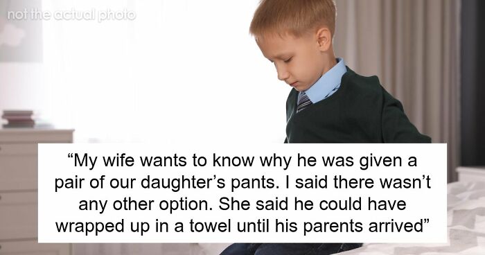 Wife Says Husband Crossed A Line After He Gives Daughter’s Pants To Boy Who Had Accident