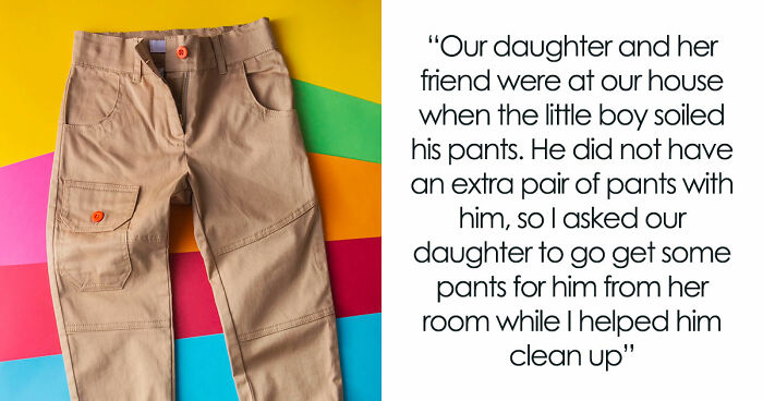 Wife Disgusted As Hubby Gives Daughter’s Pants To A Boy After A Bathroom Accident, Rages At Him