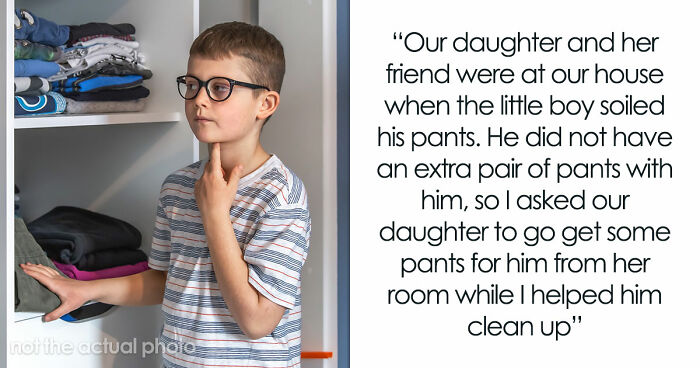 Wife Disgusted As Hubby Gives Daughter’s Pants To A Boy After A Bathroom Accident, Rages At Him