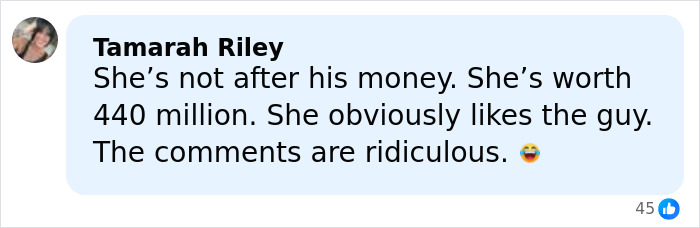 Comment by Tamarah Riley discussing Reese Witherspoon&rsquo;s worth and relationship amid Hollywood reputation rumors.