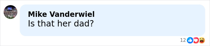 Screenshot of a Facebook comment asking if a man in the image is Reese Witherspoon&rsquo;s dad, relating to her difficult reputation.