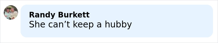 Comment on social media by Randy Burkett stating she can&rsquo;t keep a hubby, highlighting views on Reese Witherspoon&rsquo;s difficult reputation.