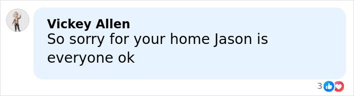 Comment expressing sympathy for Jason Momoa&rsquo;s home amid historic Hawaii floods causing mass evacuations.