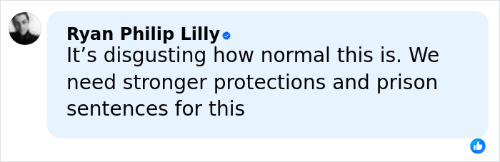 Comment from Ryan Philip Lilly reacting to neighbor of Joseph and Kendra Duggar speaking out about arrest allegations.