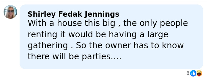 Comment on Airbnb party with 800 teens, men showing up with weapons, and a large gathering concerns for the owner.