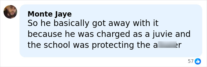 Comment by Monte Jaye discussing a school protecting a juvenile charged after an underwater incident claim. Comment by Monte Jaye discussing a school protecting a juvenile charged after an underwater incident claim.