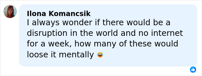 Alt text: Social media comment reflecting on mental health disruption during a world crisis, related to influencer stranded claims.