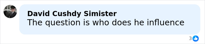 Comment on social media post questioning the influence of an influencer claiming to be stranded due to war and refusing to fly economy.