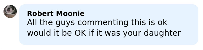Comment from Robert Moonie questioning if the pool party incident with former Louisiana mayor involved their daughter.