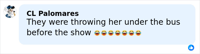 Screenshot of a social media comment discussing the Mormon Wives cast warning ABC about Taylor Frankie Paul.