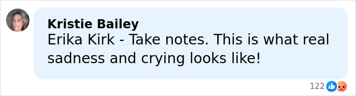 Screenshot of a social media comment expressing sadness about Savannah Guthrie’s emotional return amid mom’s kidnapping case.