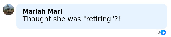 Comment on social media post expressing surprise about retirement amid suspicion growing after Savannah Guthrie's emotional return to Today Show amid mom's kidnapping case.