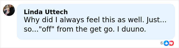 Comment by Linda Uttech expressing feeling off and unsure, reacting to Savannah Guthrie's emotional return amid mom's kidnapping case.